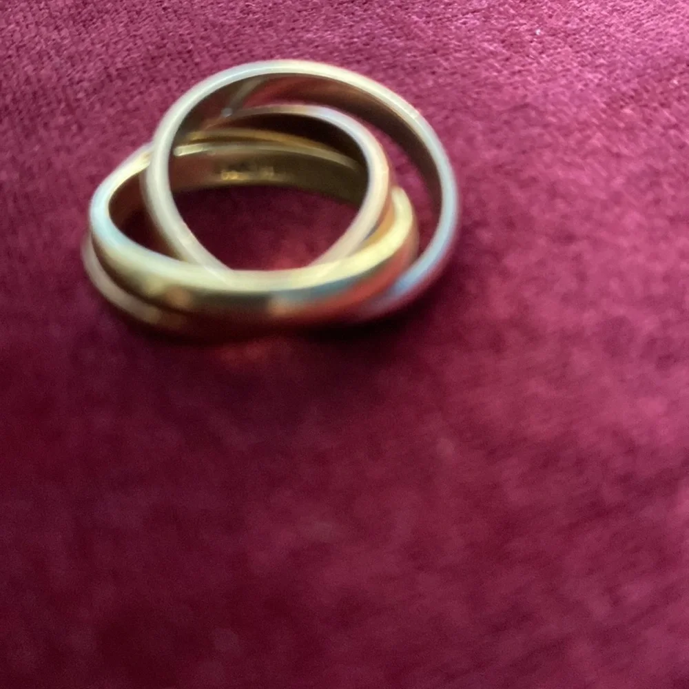 Cartier  18k trinity 3 tone gold , small ring - Picture 10 of 12